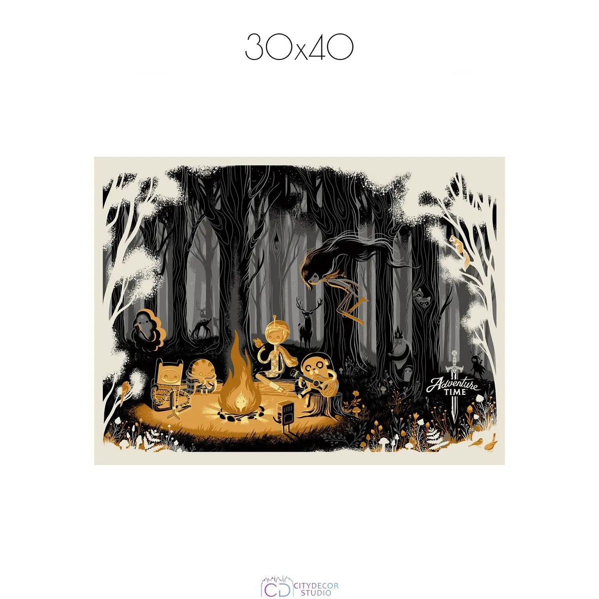 Постер Citydecor Время приключений арт. 5 (1 постер 30x40 см без рамы)