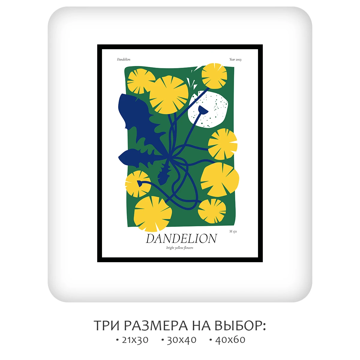 Постер Citydecor Dandelion (1 постер 30x40 см без рамы)