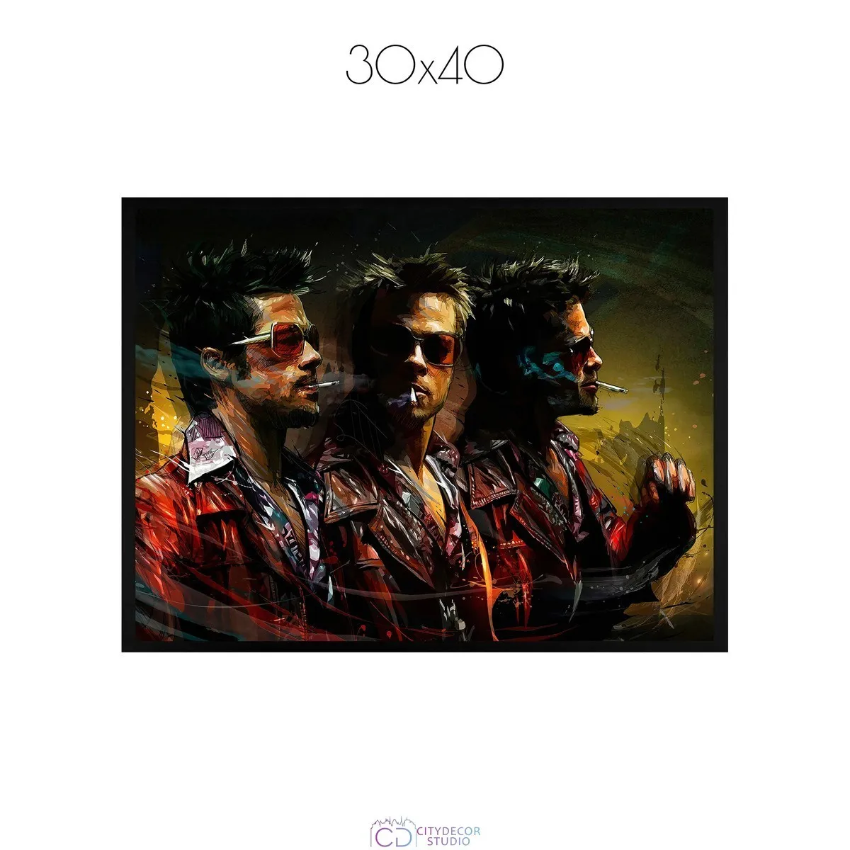 Постер Citydecor Бойцовский Клуб арт. 16 (1 постер 30x40 см без рамы)