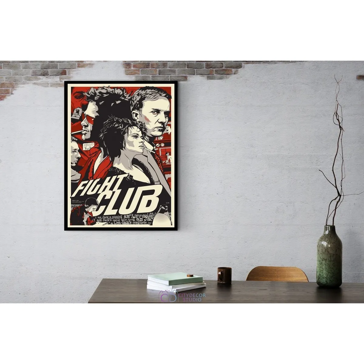 Постер Citydecor Бойцовский Клуб арт. 7 (1 постер 30x40 см без рамы)