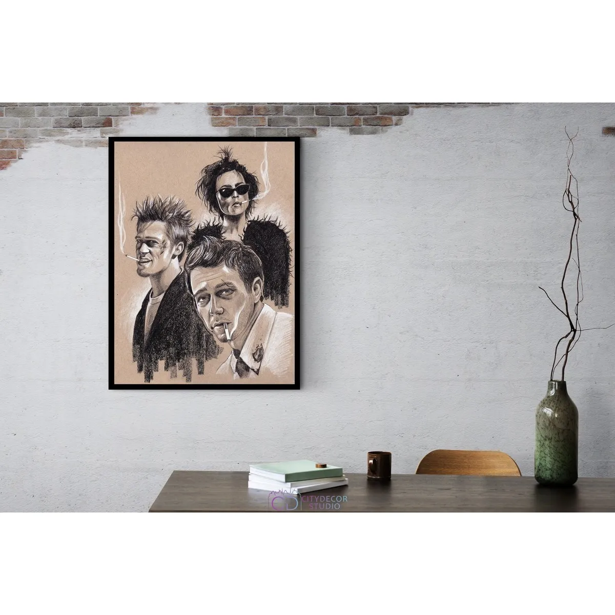 Постер Citydecor Бойцовский Клуб арт. 8 (1 постер 30x40 см без рамы)