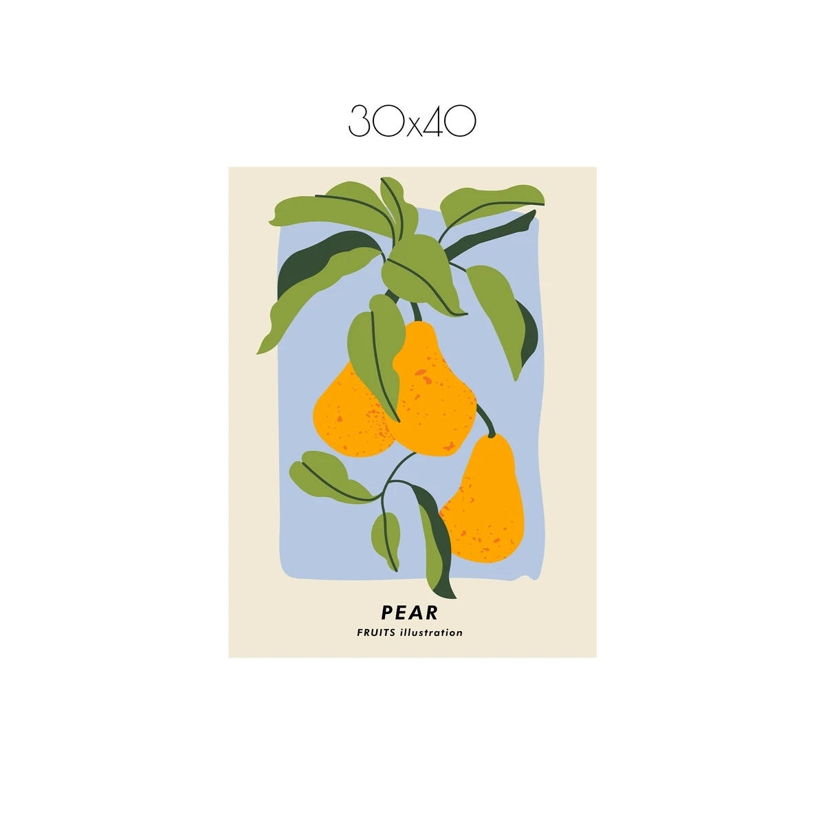 Постер Citydecor Фрукты арт. 3 (1 постер 30x40 см без рамы)