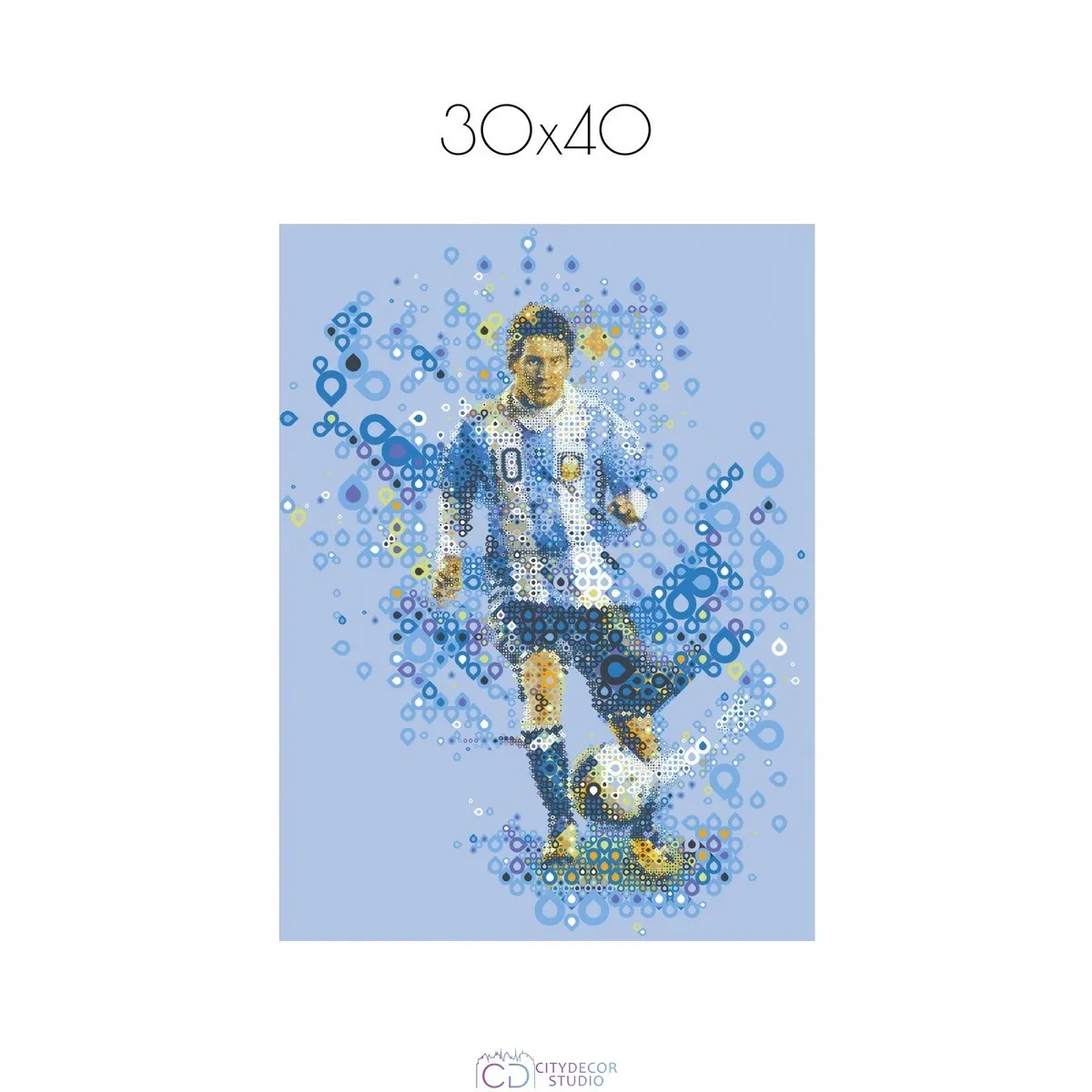 Постер Citydecor Футбол арт. 19 (1 постер 30x40 см без рамы)