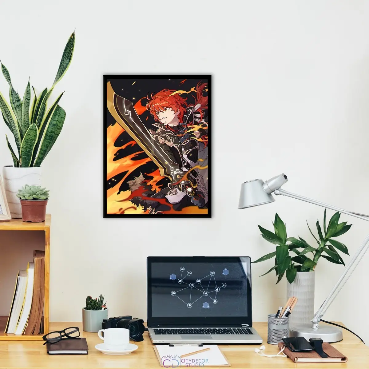 Постер Citydecor Genshin арт. 13 (1 постер 30x40 см без рамы)