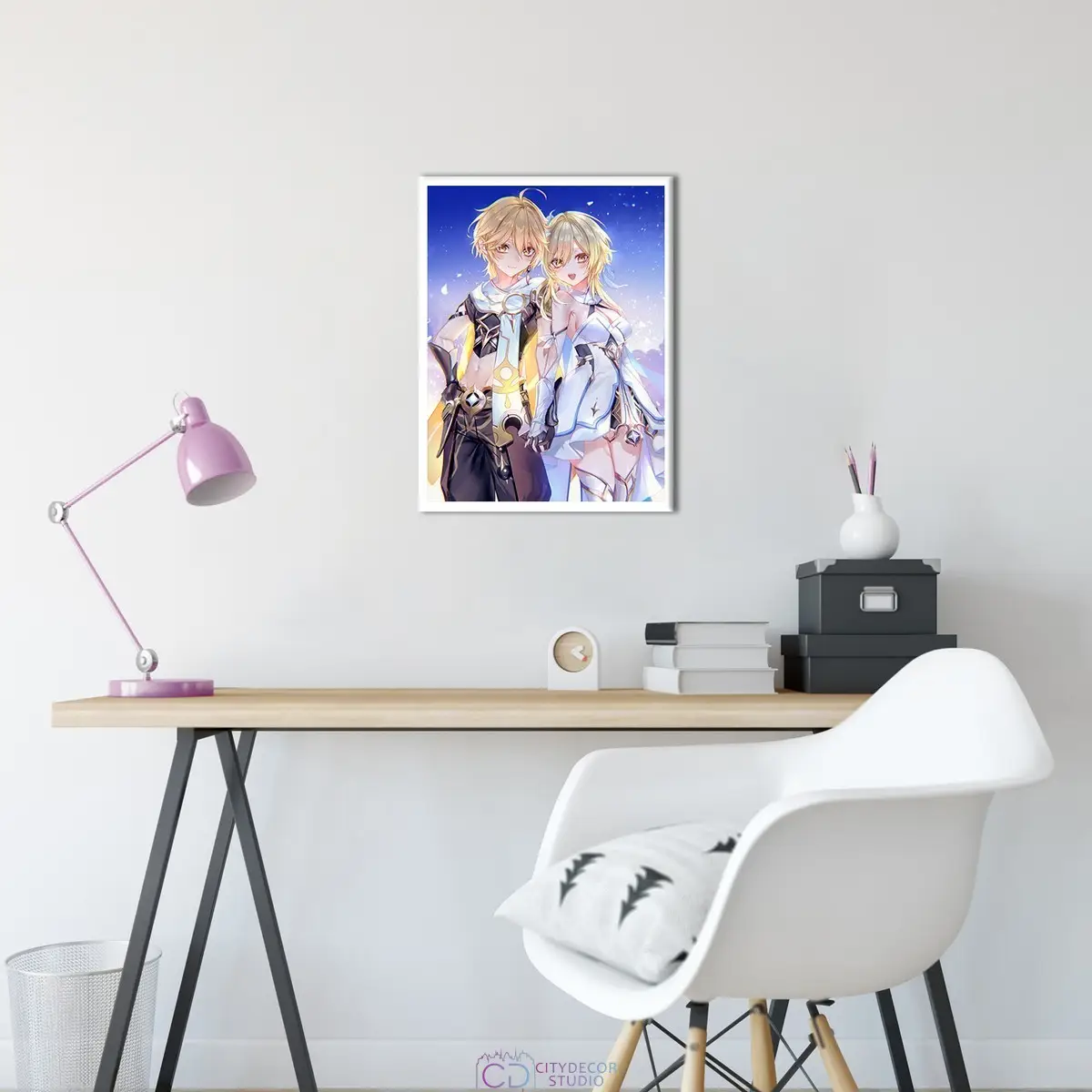 Постер Citydecor Genshin арт. 15 (1 постер 30x40 см без рамы)