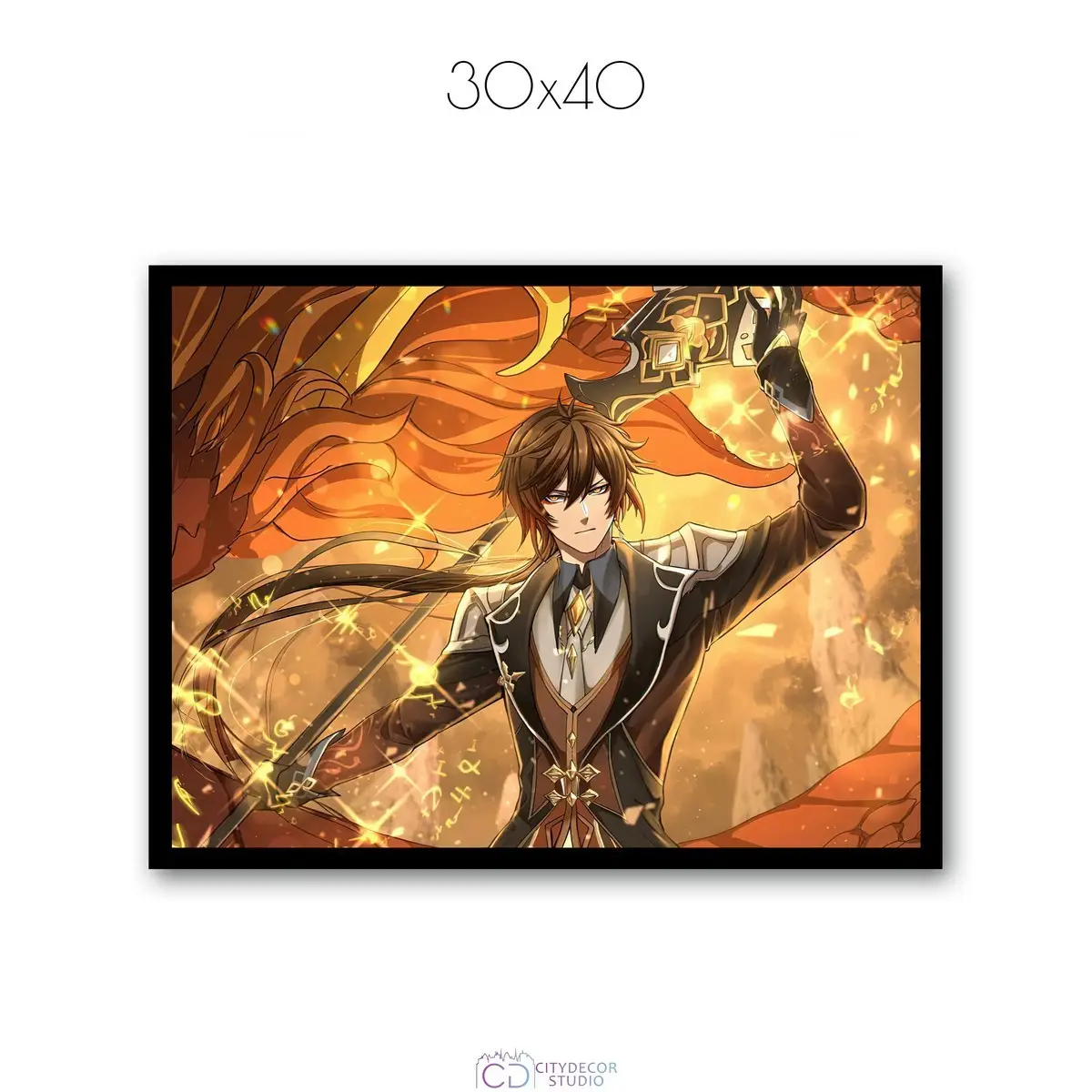 Постер Citydecor Genshin арт. 16 (1 постер 30x40 см без рамы)