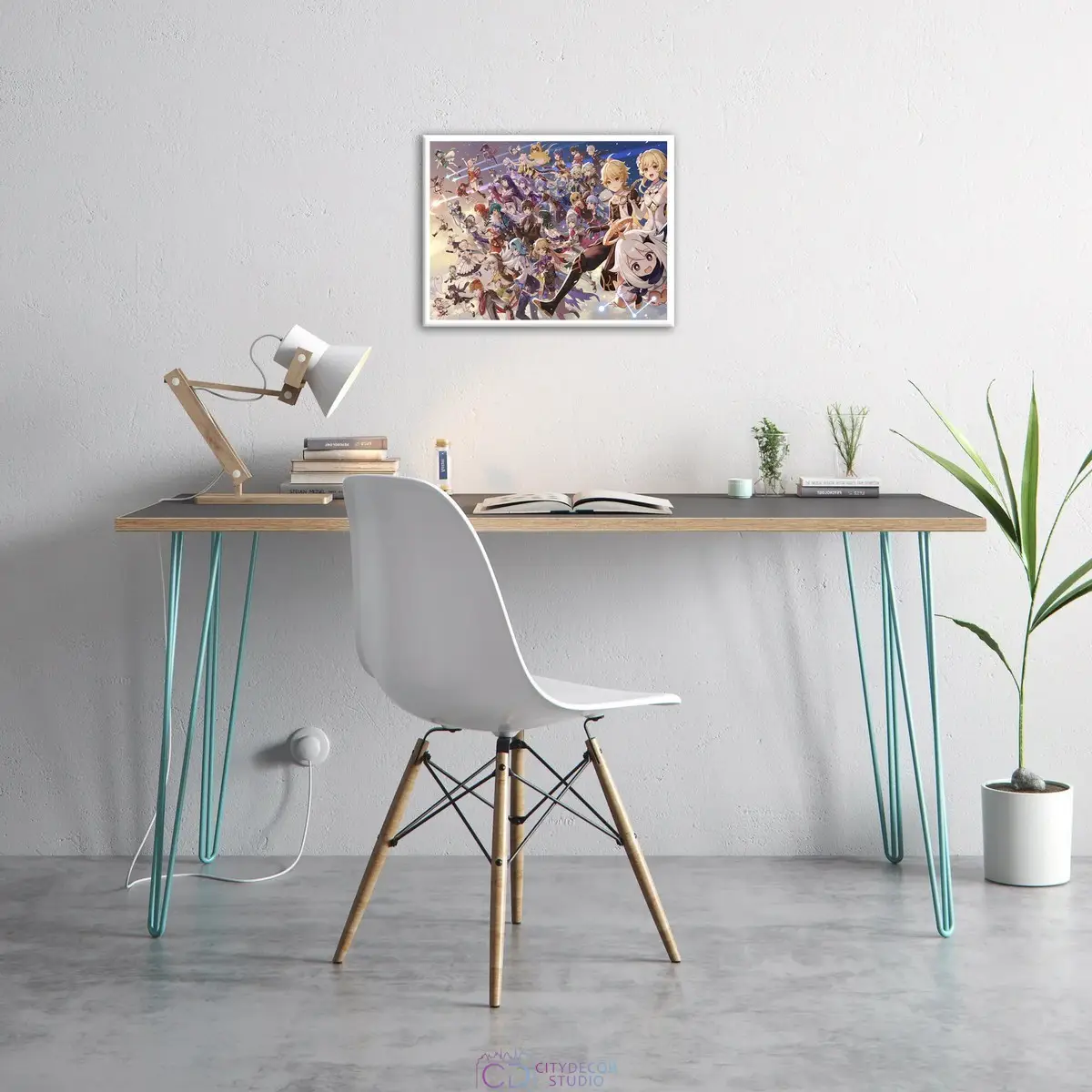 Постер Citydecor Genshin арт. 2 (1 постер 30x40 см без рамы)