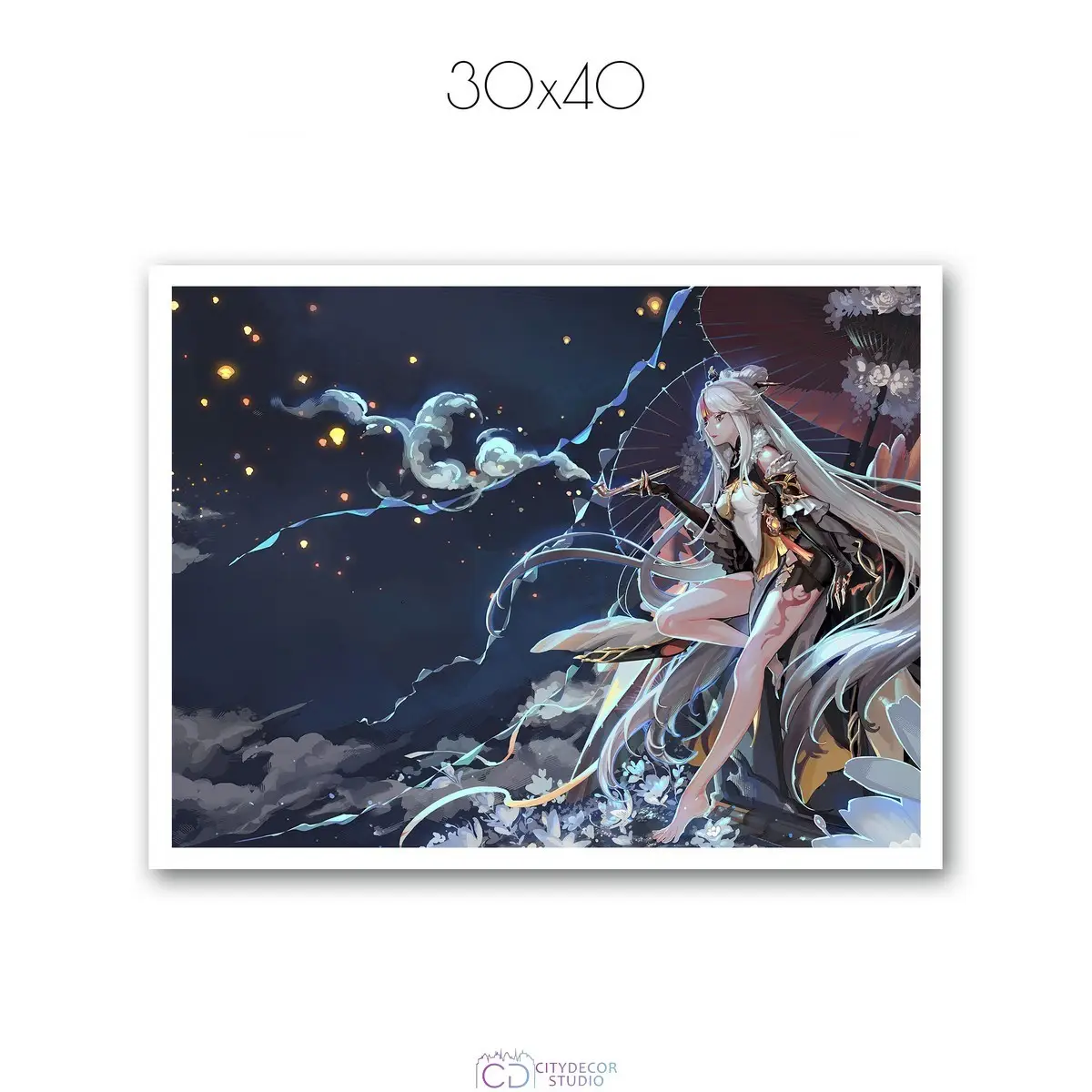 Постер Citydecor Genshin арт. 6 (1 постер 30x40 см без рамы)