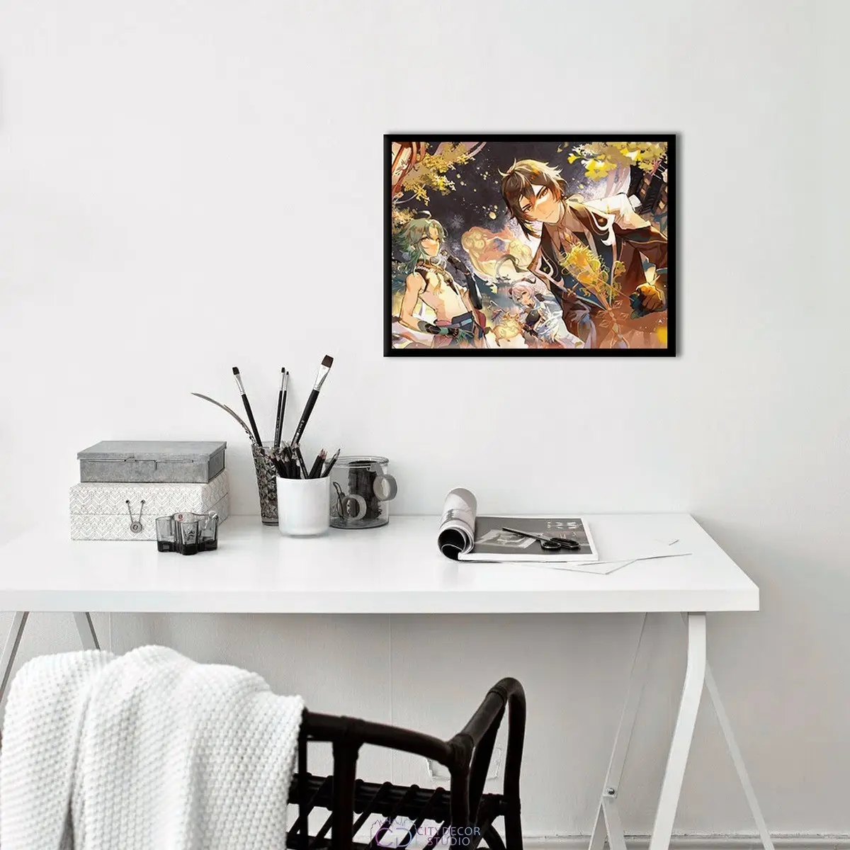 Постер Citydecor Genshin арт. 7 (1 постер 30x40 см без рамы)