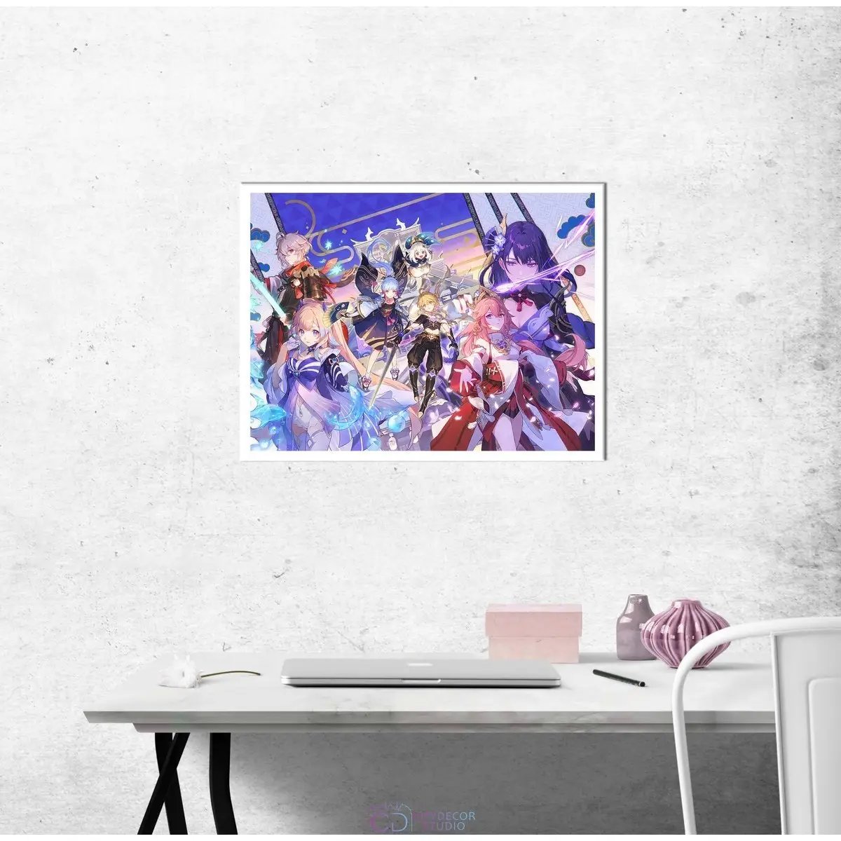 Постер Citydecor Genshin арт. 8 (1 постер 30x40 см без рамы)