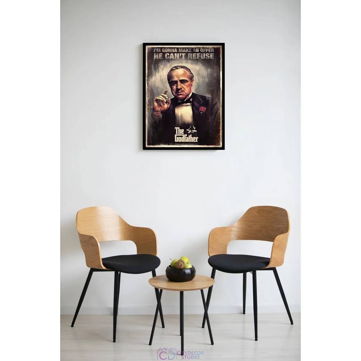 Постер Citydecor Крестный отец арт. 3 (1 постер 30x40 см без рамы)