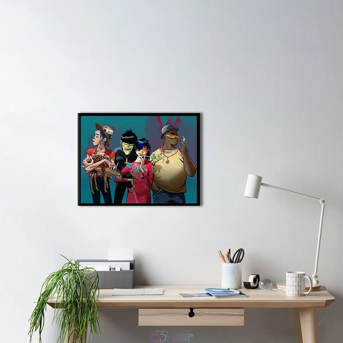 Постер Citydecor Gorillaz арт. 2 (1 постер 30x40 см без рамы)
