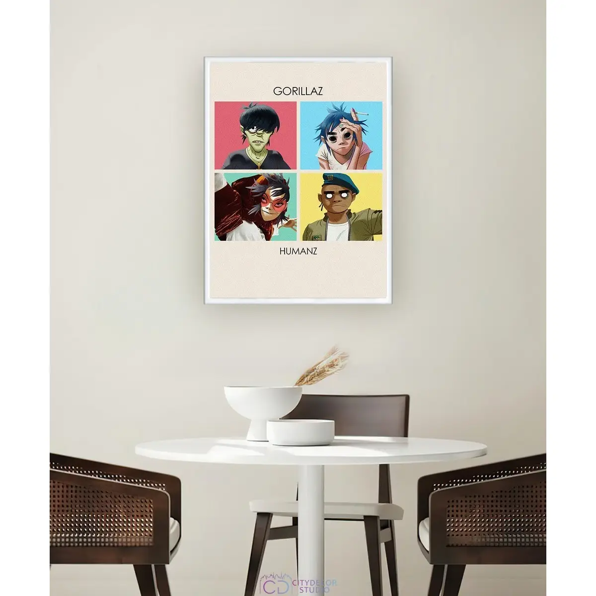 Постер Citydecor Gorillaz арт. 6 (1 постер 30x40 см без рамы)
