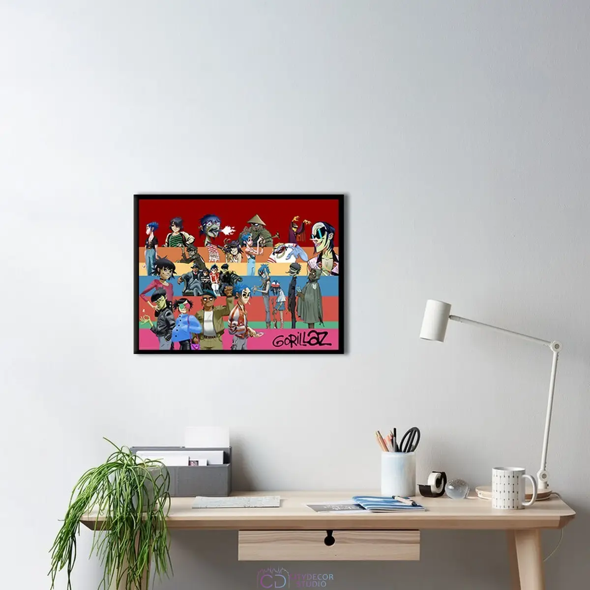 Постер Citydecor Gorillaz арт. 7 (1 постер 30x40 см без рамы)