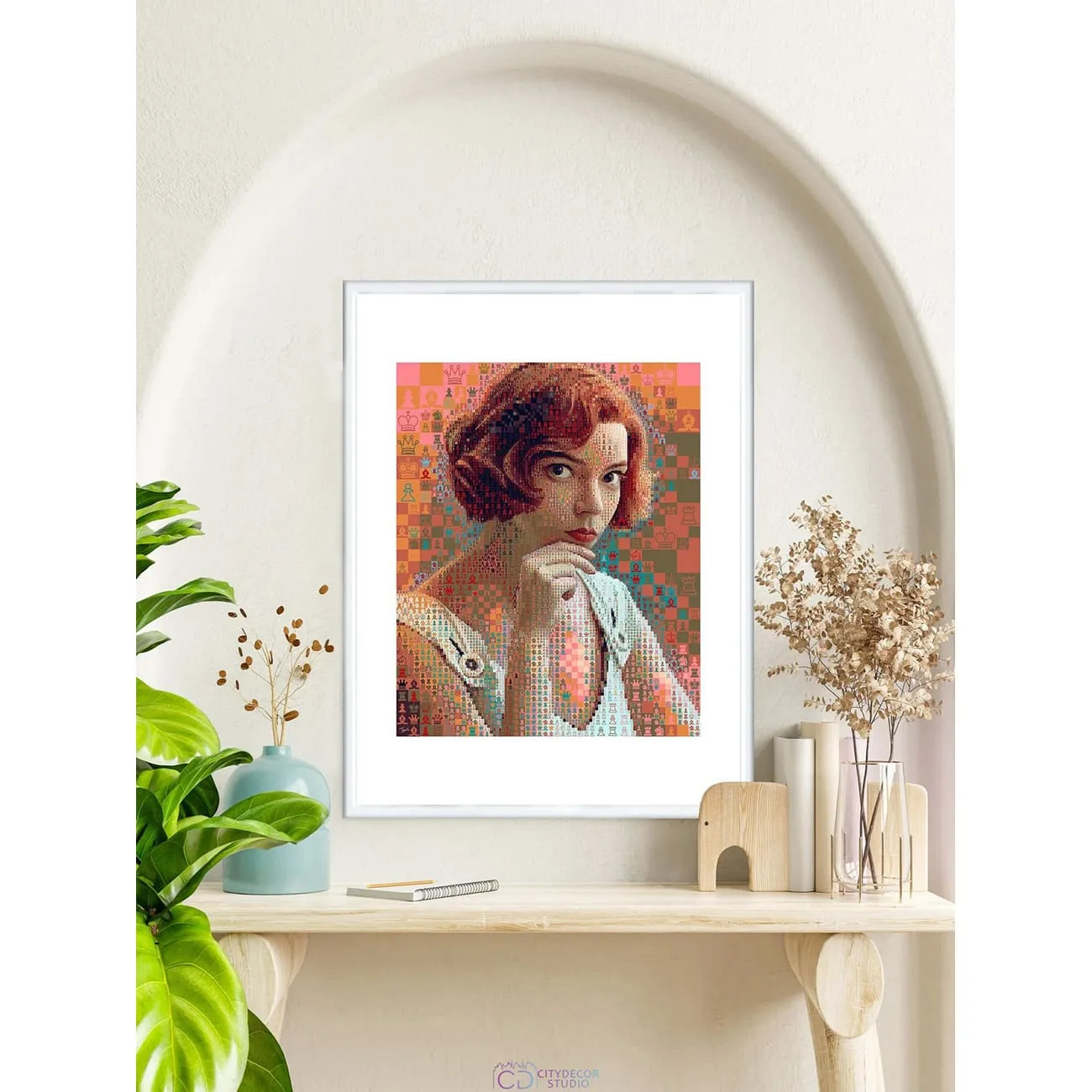 Постер Citydecor Ход королевы, Харис Цевис арт. 1 (1 постер 40x30 см без рамы)