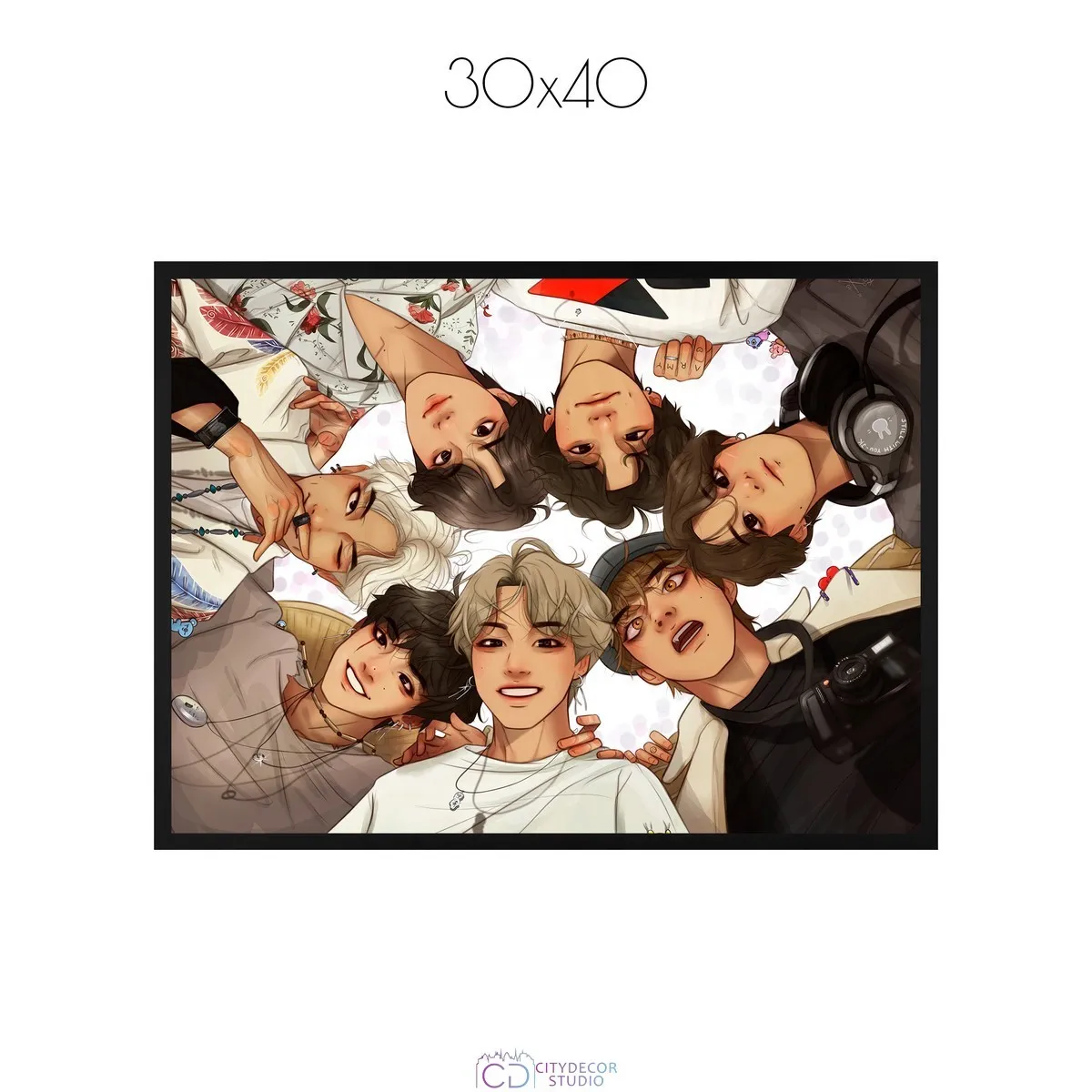 Постер Citydecor K-POP арт. 5 (1 постер 30x40 см без рамы)