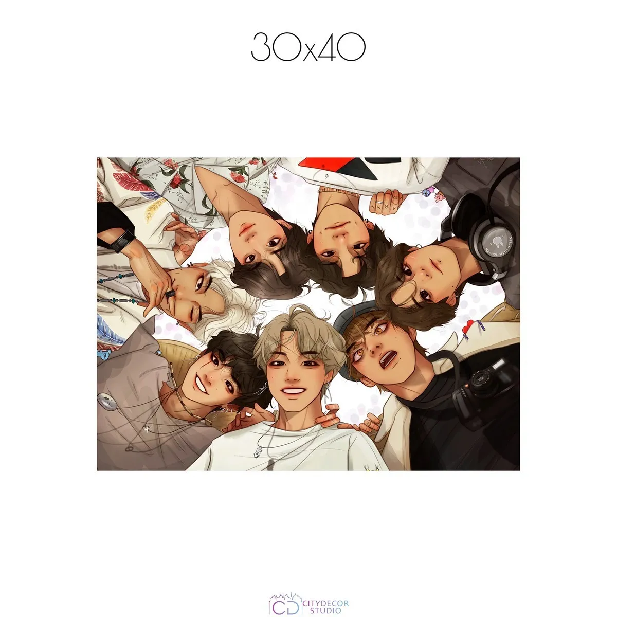 Постер Citydecor K-POP арт. 5 (1 постер 30x40 см без рамы)
