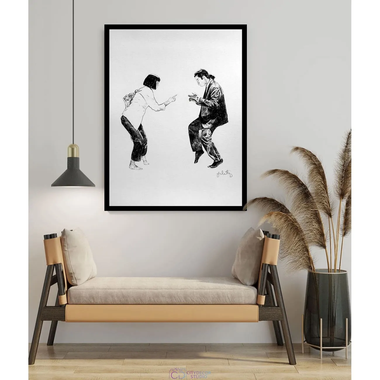 Постер Citydecor Криминальное чтиво арт. 1 (1 постер 30x40 см без рамы)