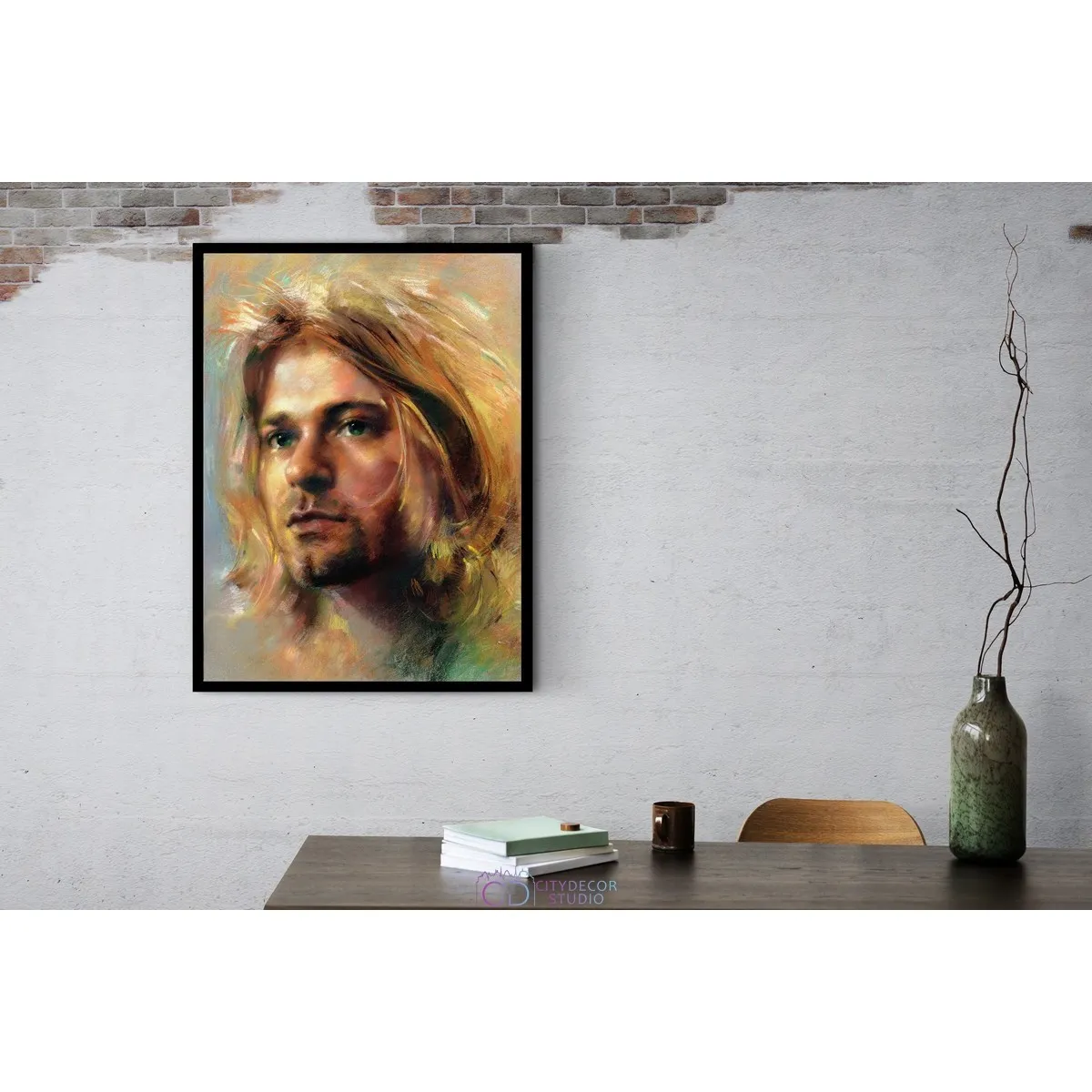 Постер Citydecor Kurt Cobain арт. 8 (1 постер 30x40 см без рамы)