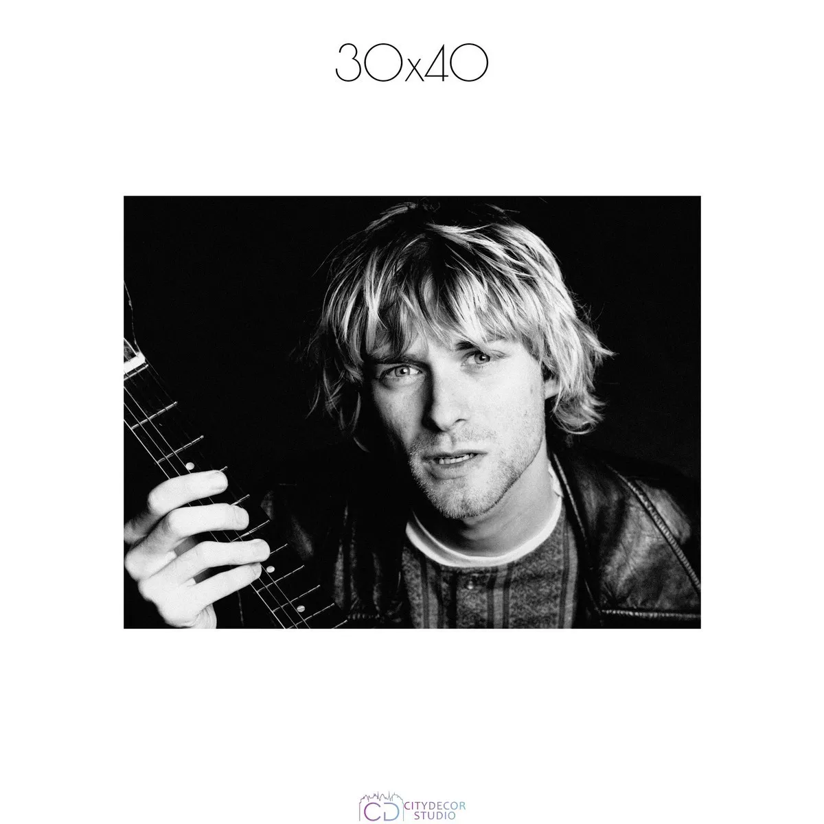 Постер Citydecor Kurt Cobain арт. 9 (1 постер 30x40 см без рамы)