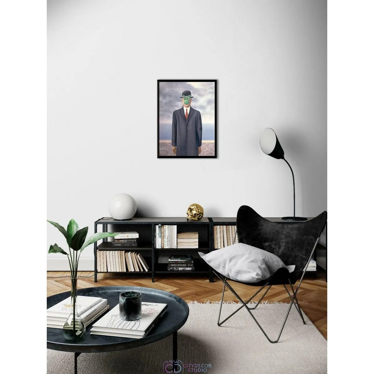 Постер Citydecor "Сын человеческий", Рене Магритт. Репродукция (1 постер 30x40 см без рамы)