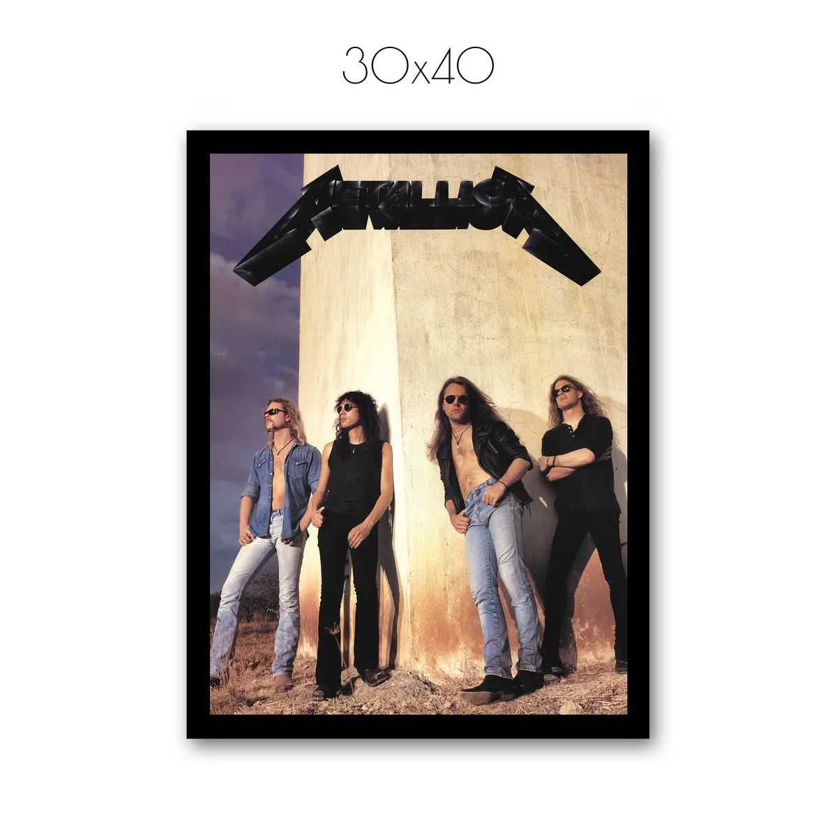 Постер Citydecor Metallica арт. 1 (1 постер 30x40 см без рамы)