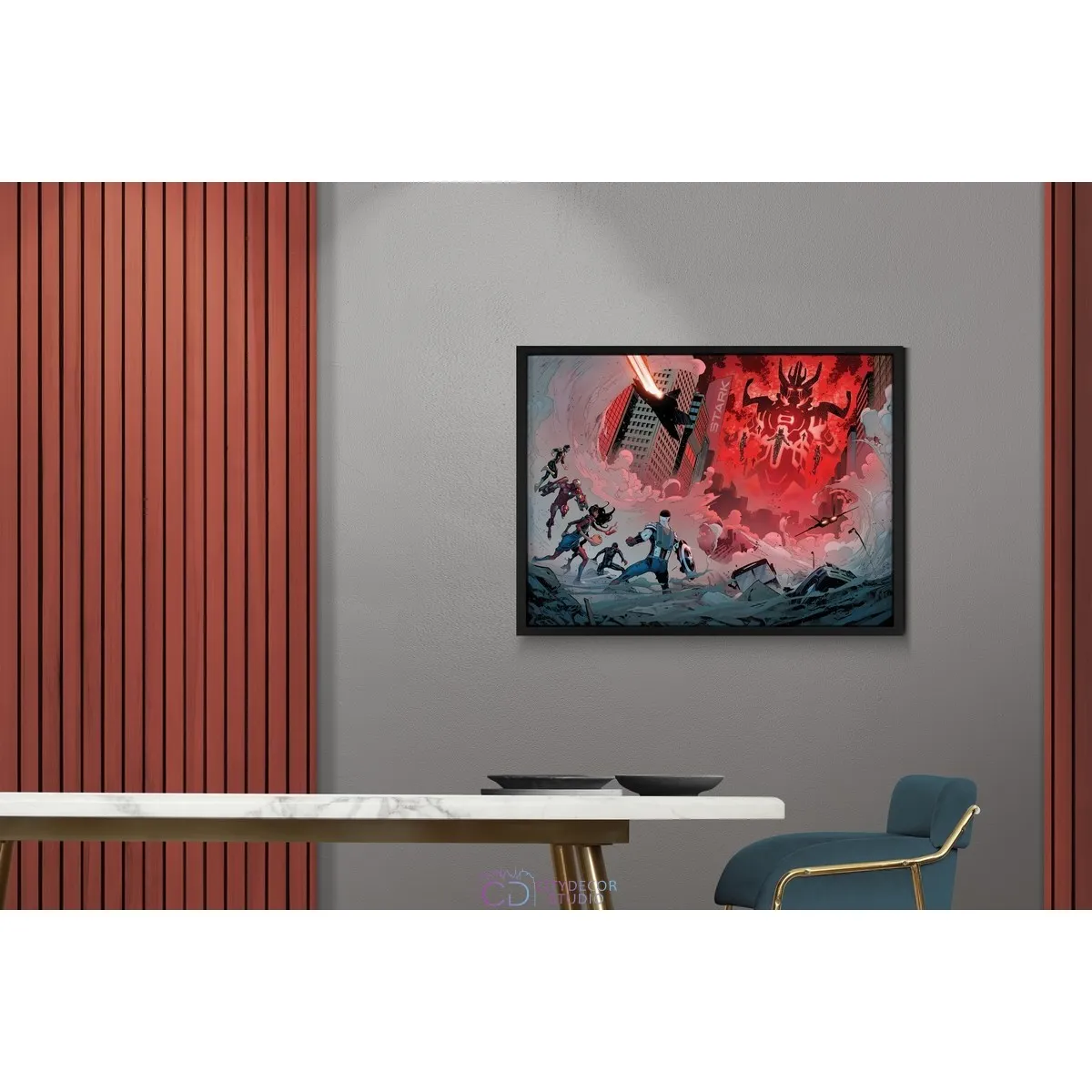 Постер Citydecor Мстители арт. 2 (1 постер 30x40 см без рамы)