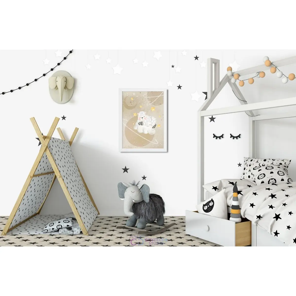 Дизайнерский постер Citydecor Овечки арт. 10 (1 постер 30x40 см без рамы)