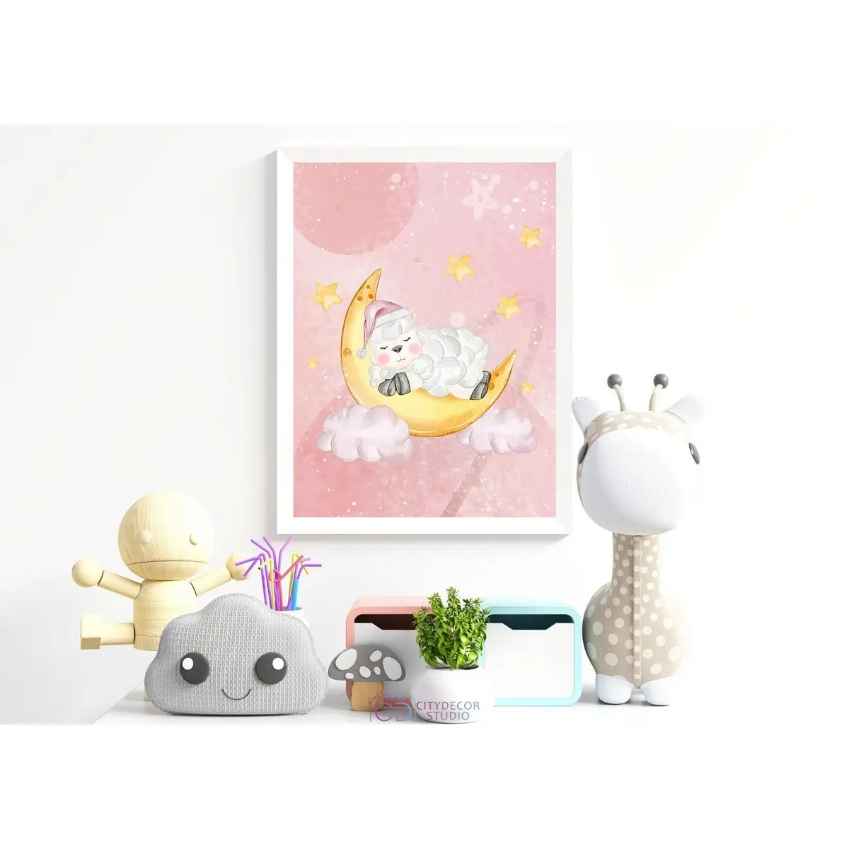 Дизайнерский постер Citydecor Овечки арт. 16 (1 постер 30x40 см без рамы)