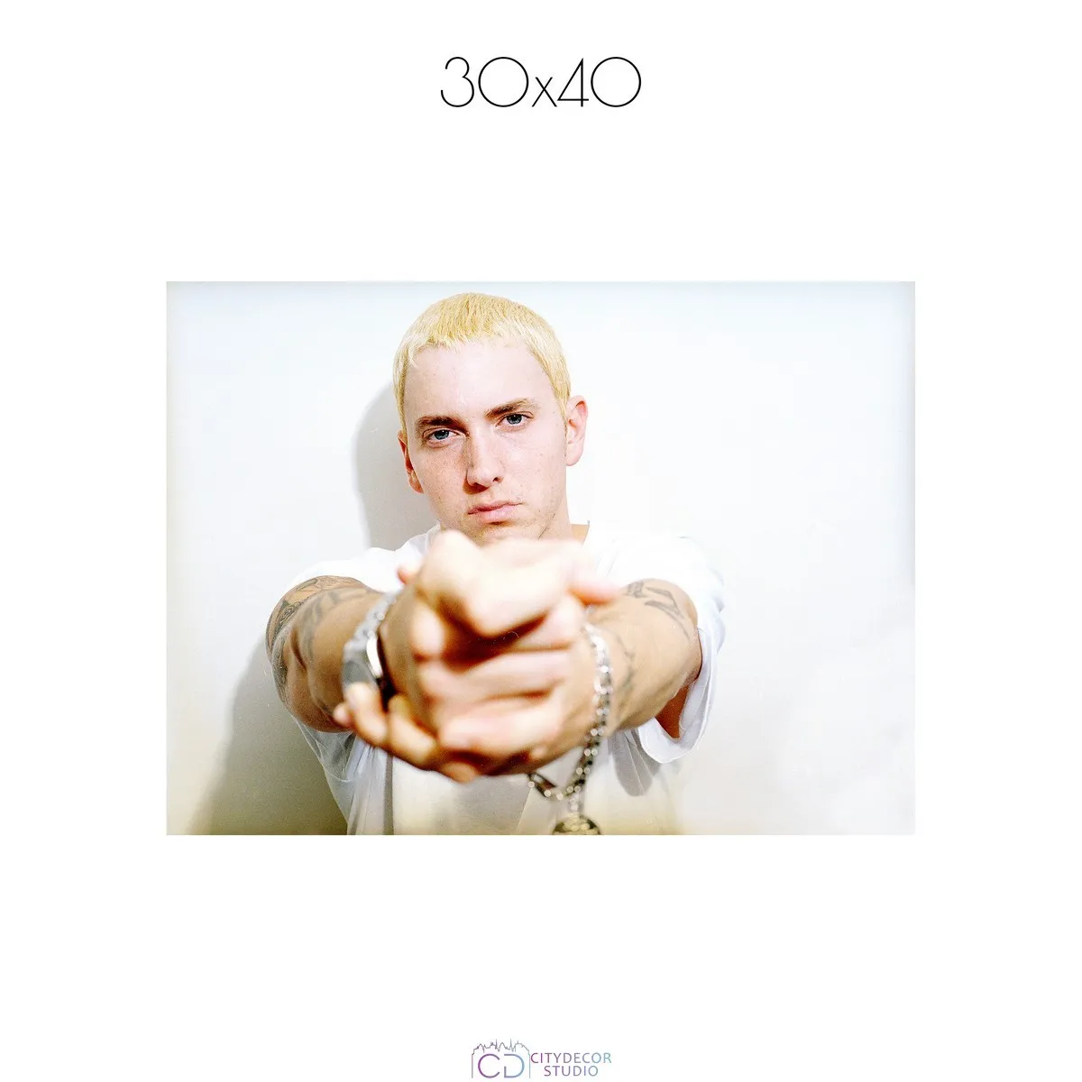 Постер Citydecor Eminem арт. 1 (1 постер 30x40 см без рамы)