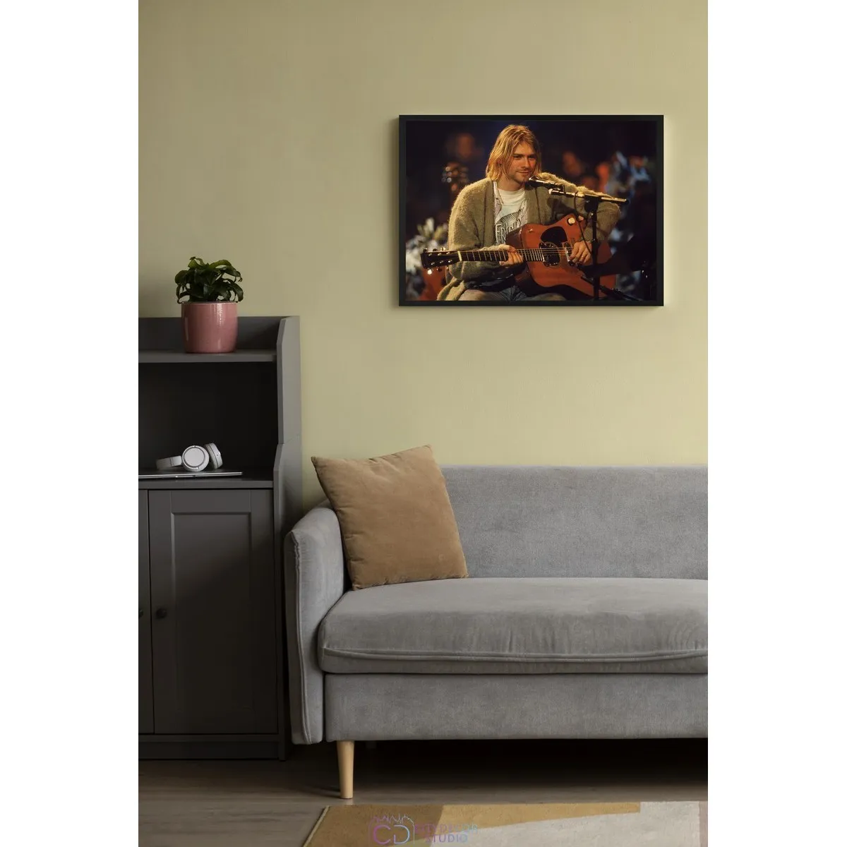 Постер Citydecor Kurt Cobain арт. 1 (1 постер 30x40 см без рамы)