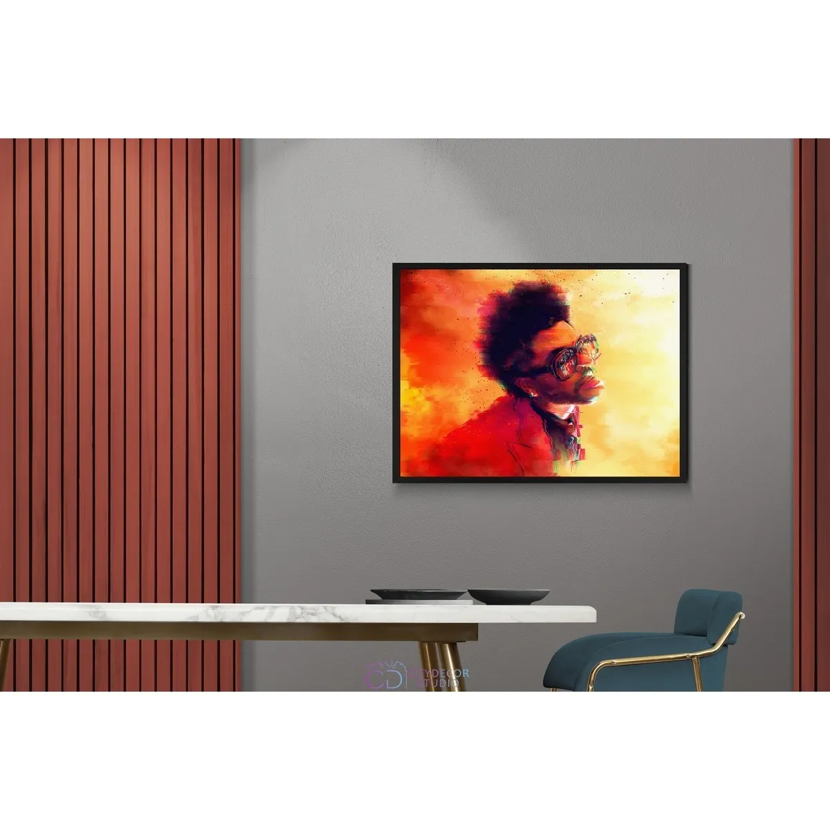 Постер Citydecor Weeknd арт. 1 (1 постер 30x40 см без рамы)