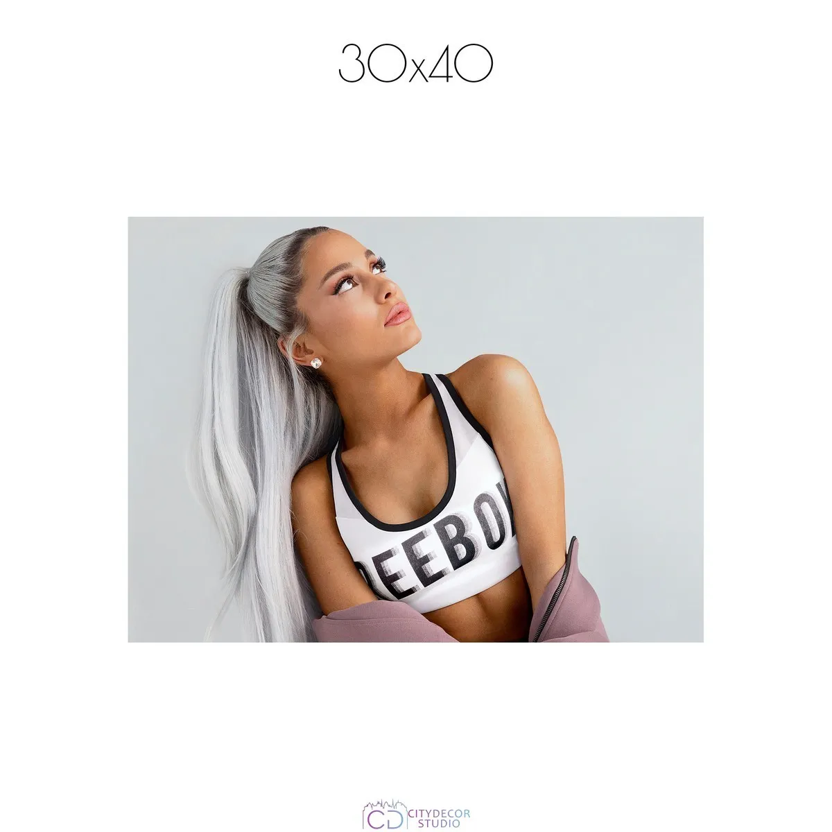 Постер Citydecor Ariana Grande арт. 1 (1 постер 30x40 см без рамы)