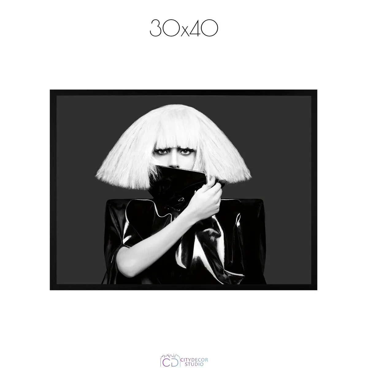 Постер Citydecor Lady Gaga арт. 1 (1 постер 30x40 см без рамы)