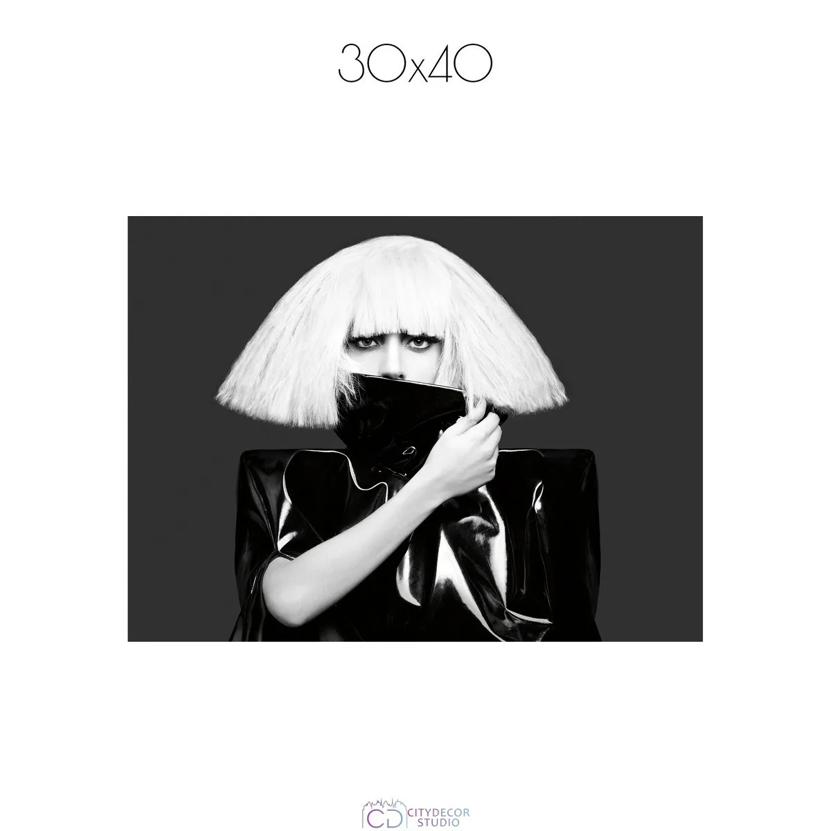 Постер Citydecor Lady Gaga арт. 1 (1 постер 30x40 см без рамы)
