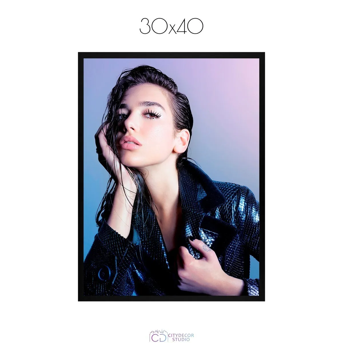 Постер Citydecor Dua Lipa арт. 1 (1 постер 30x40 см без рамы)