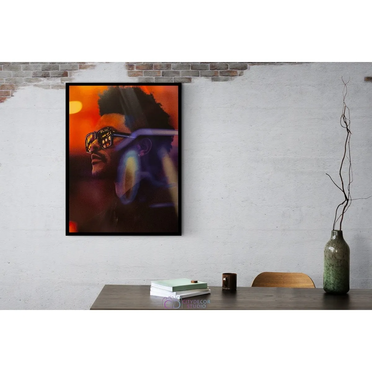 Постер Citydecor Weeknd арт. 2 (1 постер 30x40 см без рамы)