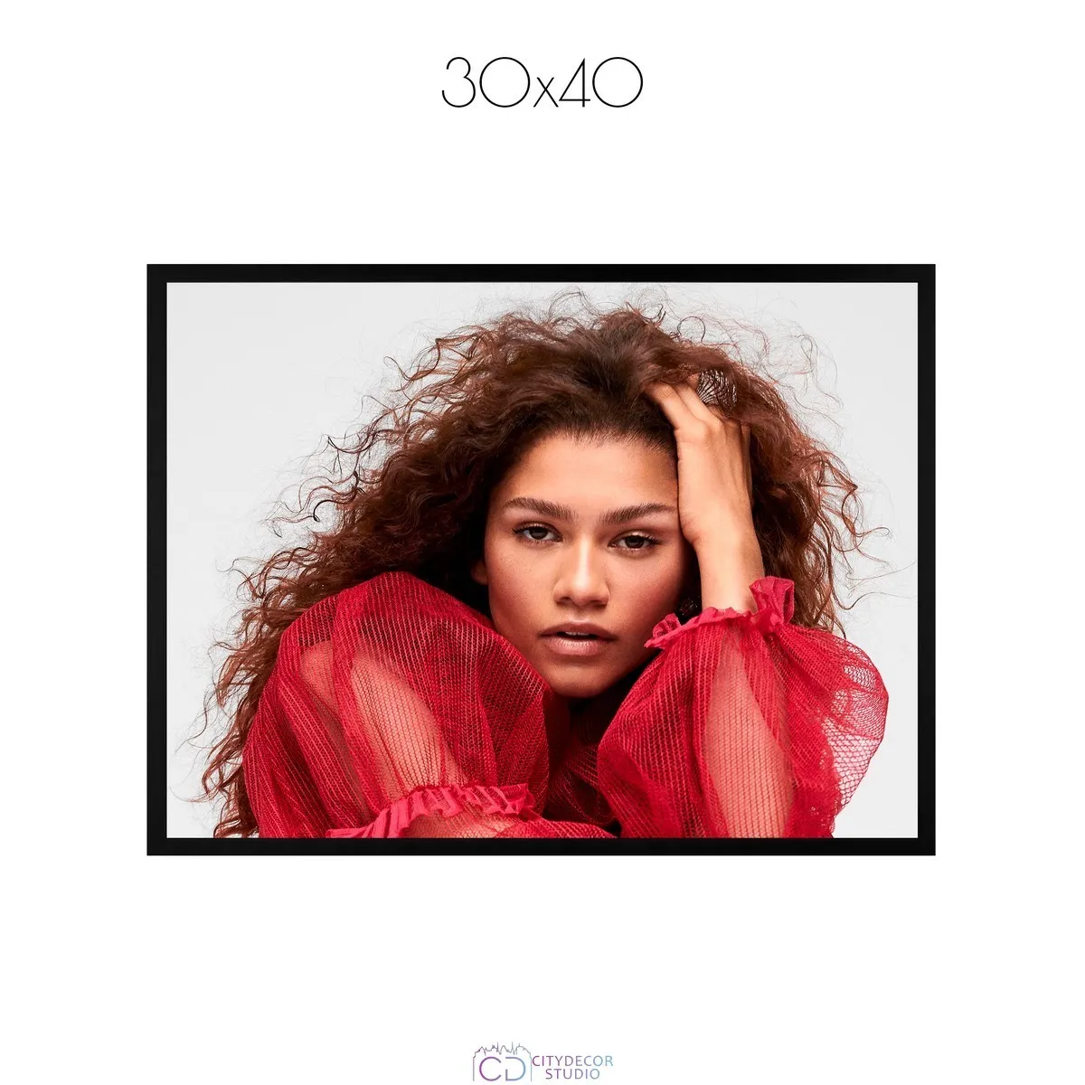 Постер Citydecor Zendaya арт. 1 (1 постер 30x40 см без рамы)