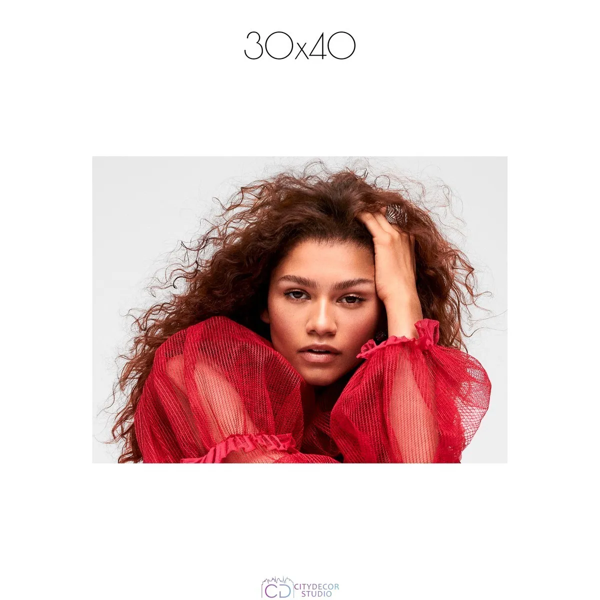 Постер Citydecor Zendaya арт. 1 (1 постер 30x40 см без рамы)