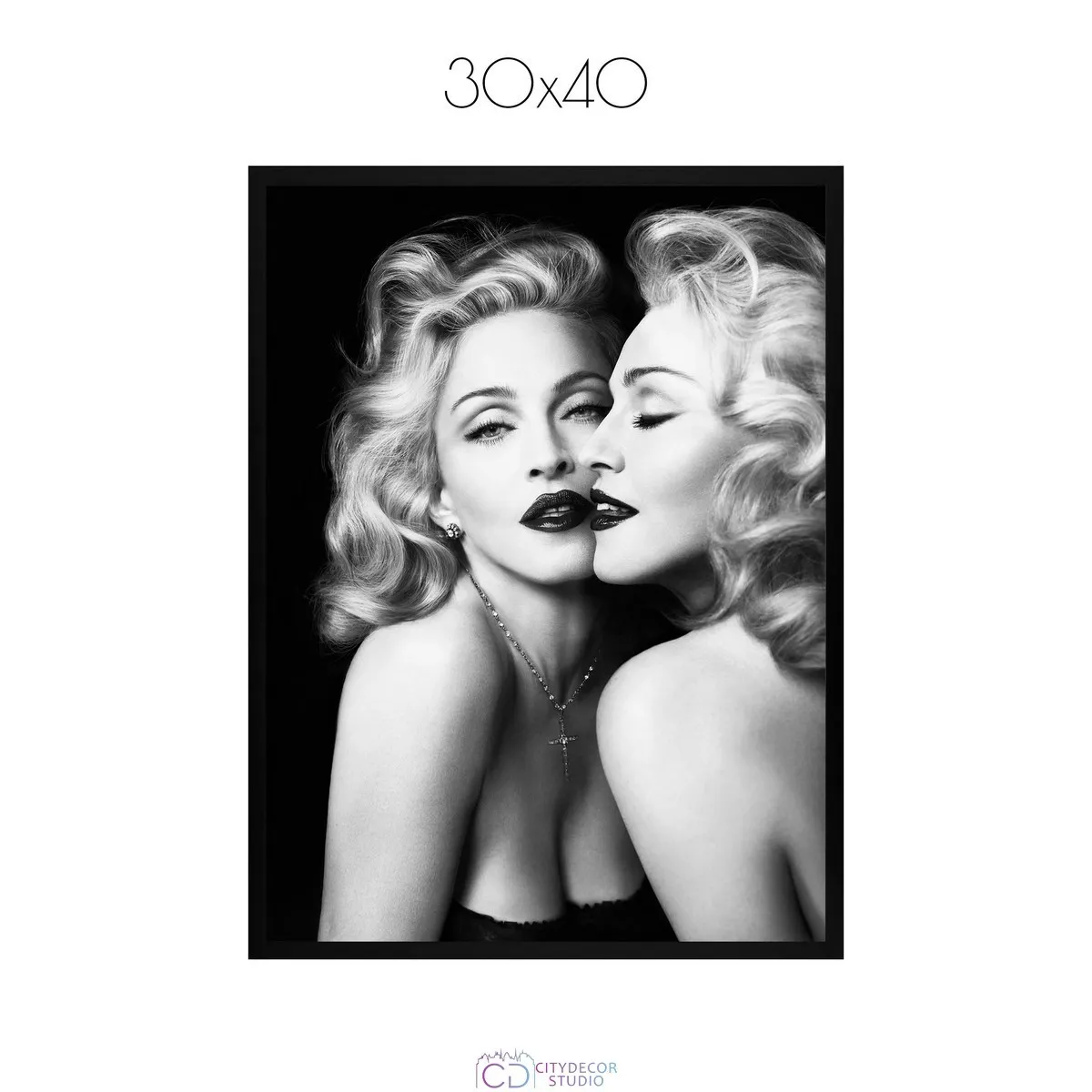 Постер Citydecor Madonna арт. 1 (1 постер 30x40 см без рамы)