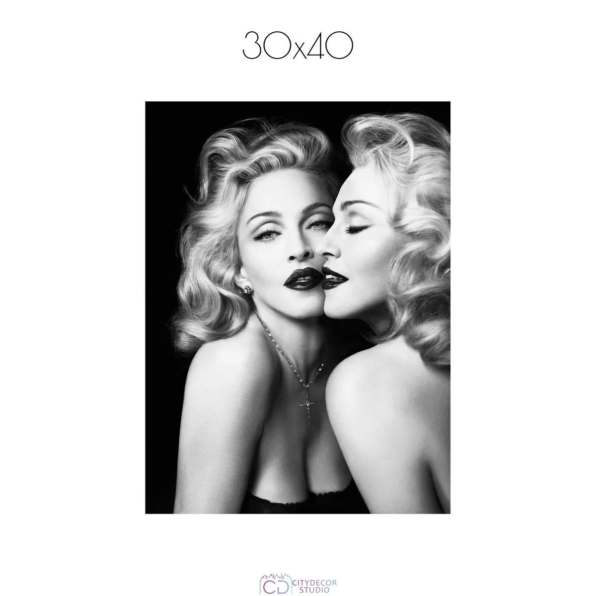 Постер Citydecor Madonna арт. 1 (1 постер 30x40 см без рамы)