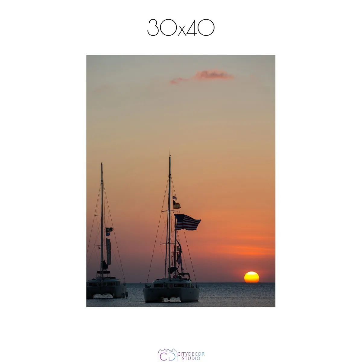 Постер Citydecor Природа арт. 12 (1 постер 30x40 см без рамы)