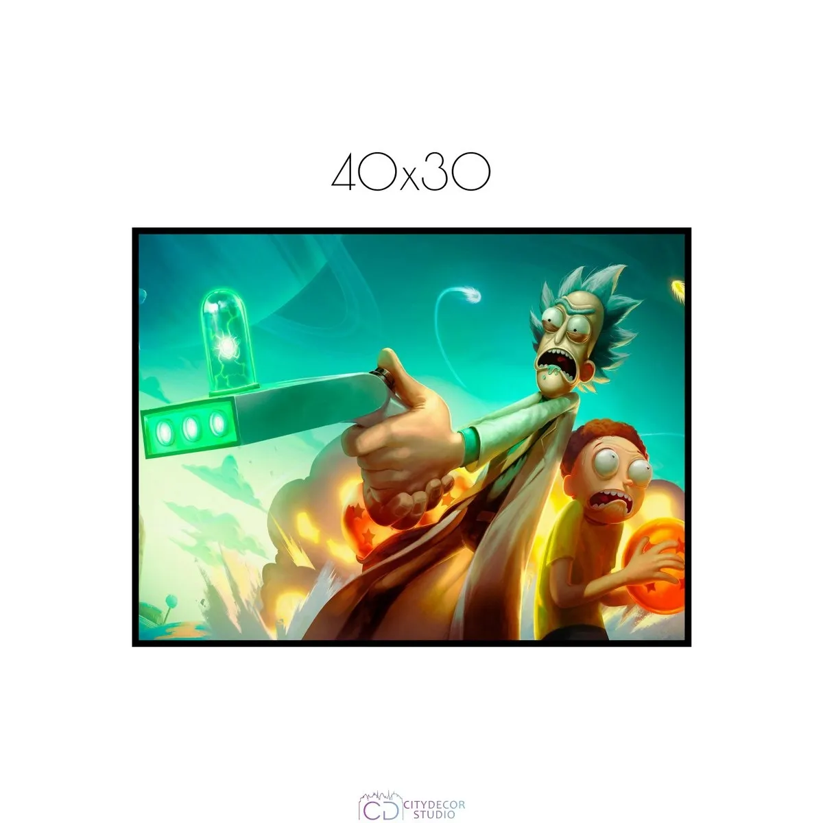 Постер Citydecor Рик и Морти арт. 8 (1 постер 30x40 см без рамы)