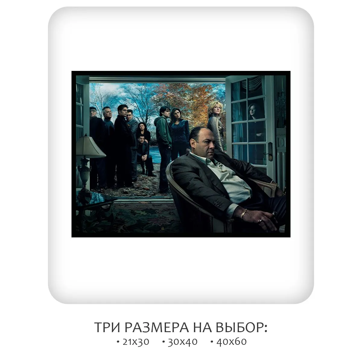 Постер Citydecor Клан Сопрано арт. 6 (1 постер 30x40 см без рамы)