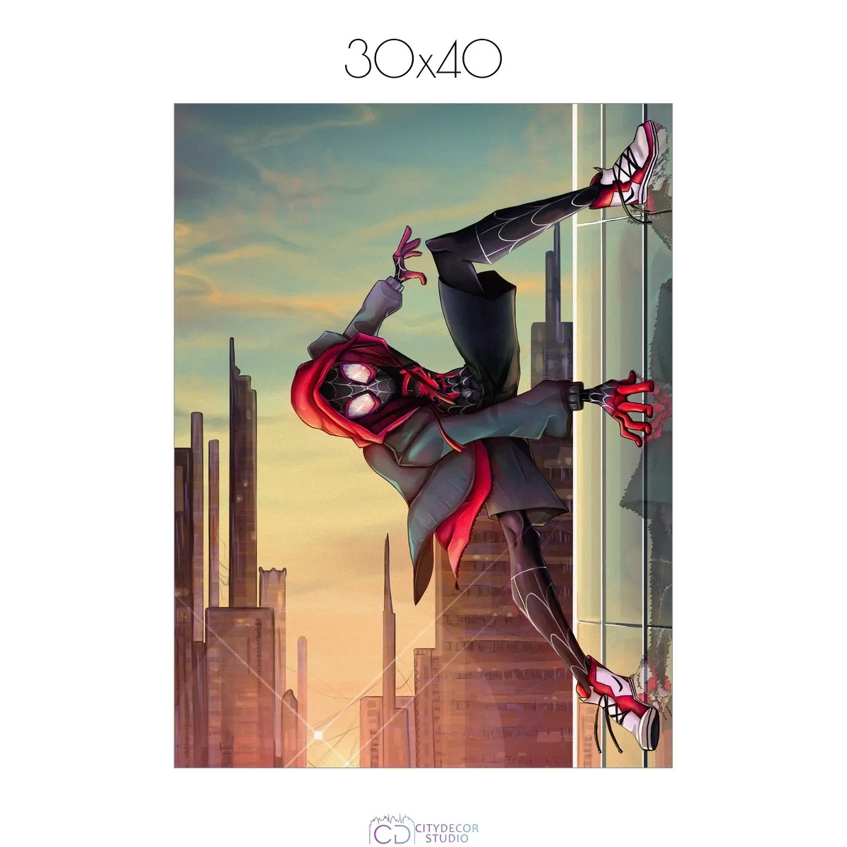 Постер Citydecor Человек-паук арт. 10 (1 постер 30x40 см без рамы)