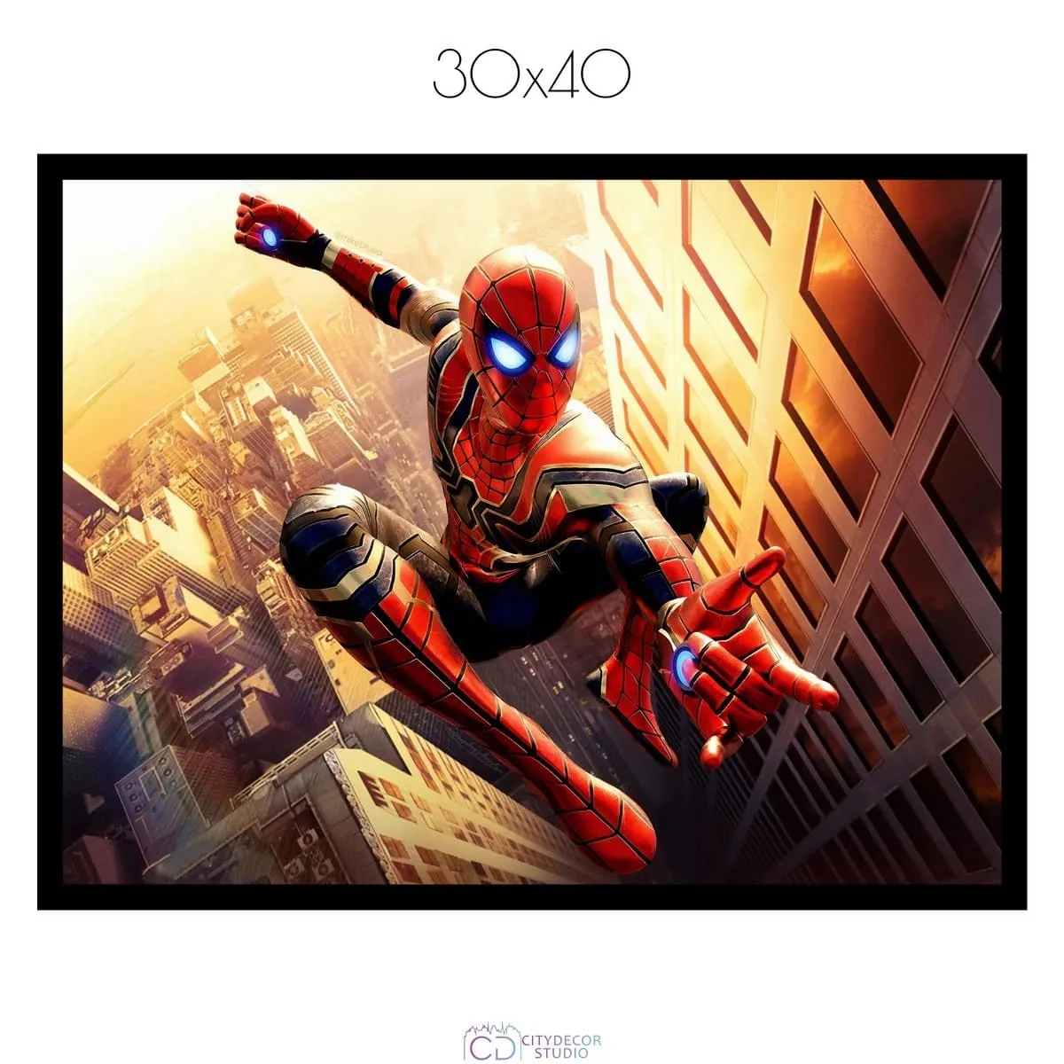 Постер Citydecor Человек-паук арт. 11 (1 постер 30x40 см без рамы)