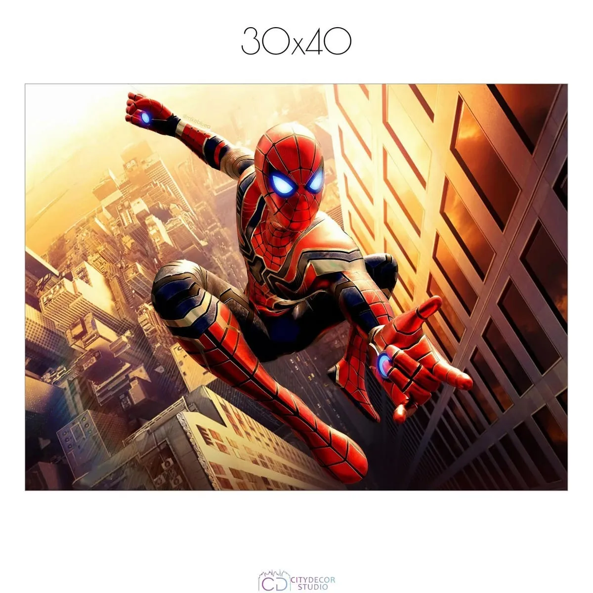 Постер Citydecor Человек-паук арт. 11 (1 постер 30x40 см без рамы)