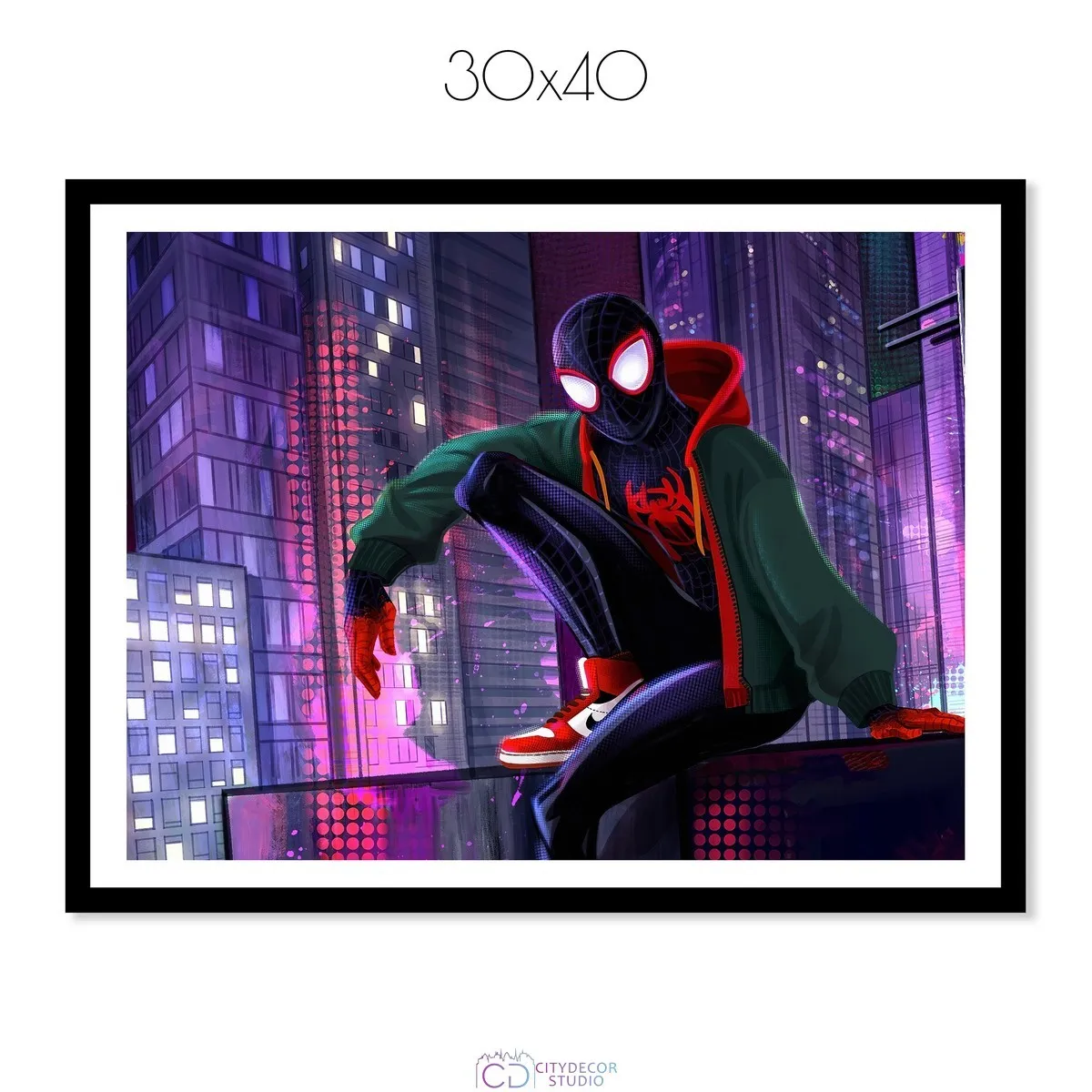 Постер Citydecor Человек-паук арт. 28 (1 постер 30x40 см без рамы)