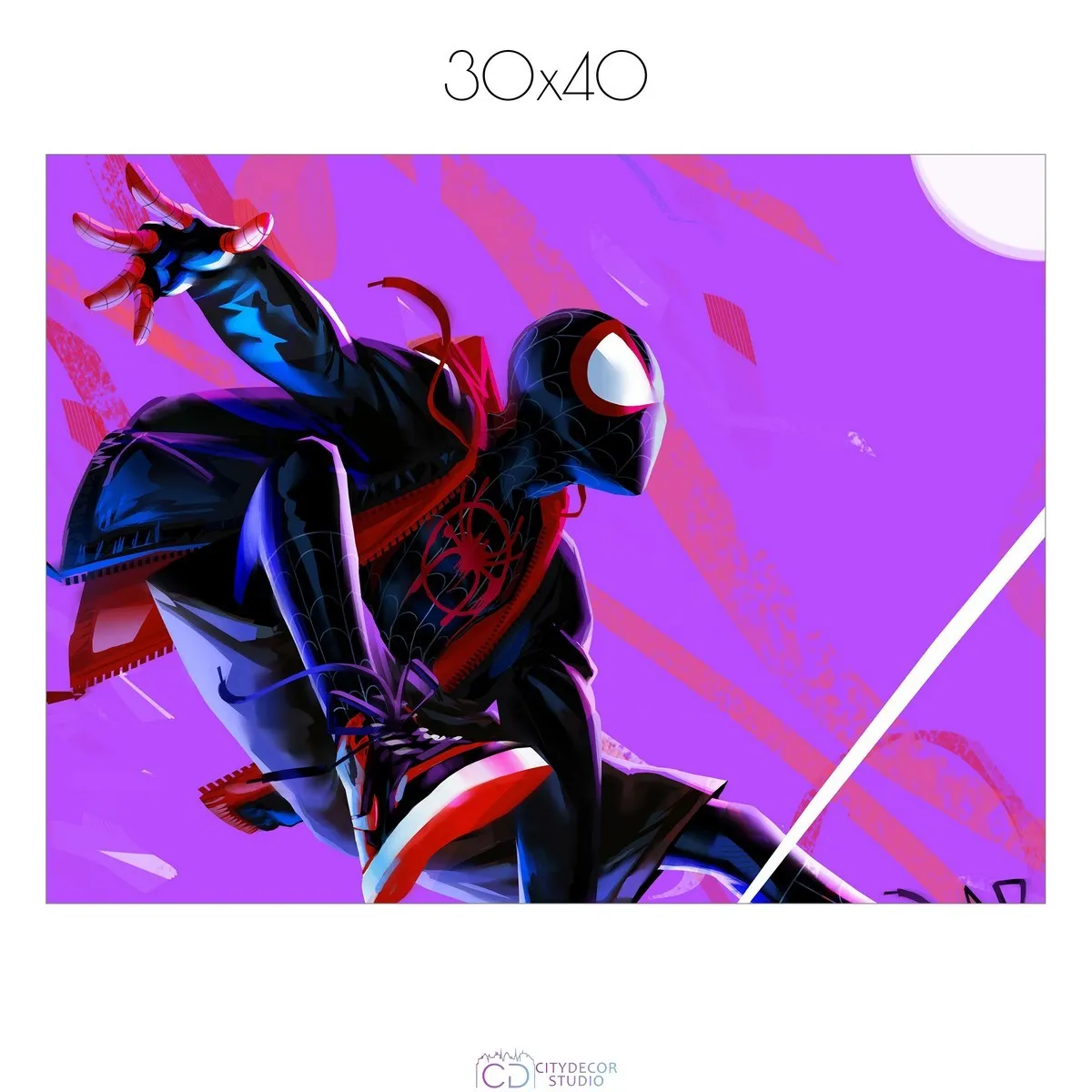 Постер Citydecor Человек-паук арт. 34 (1 постер 30x40 см без рамы)