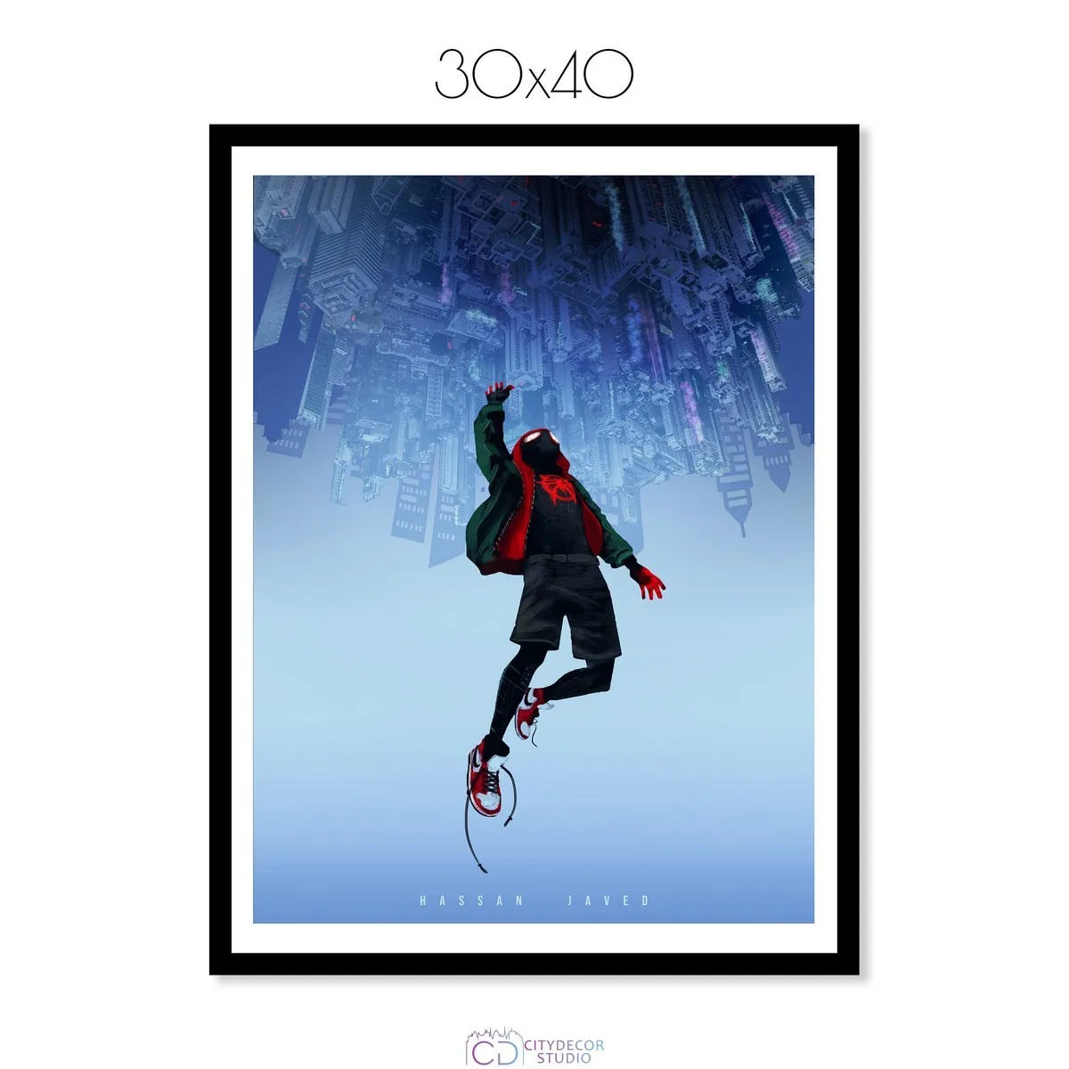 Постер Citydecor Человек-паук арт. 6 (1 постер 30x40 см без рамы)